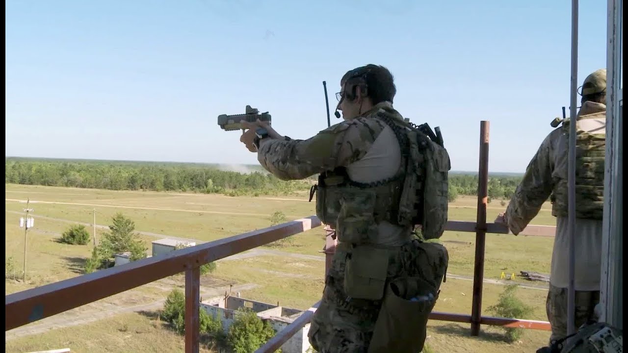 TACP Calling In A-10 For Close Air Support At Training Range