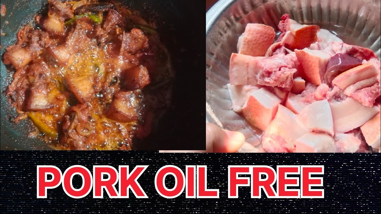 PORK MEAT DRY FRY🔥 OIL FREE HOME STYLE 