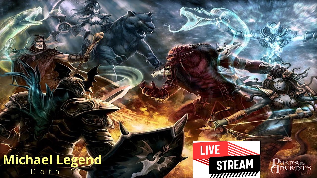 Dota 1' Michael Legend Live Stream💖💖💖 بریزیدددددددد که لایویم