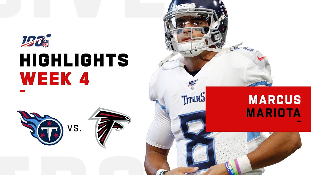 Marcus Mariota's Big 3-TD Day vs. Falcons  | NFL 2019 Highlights