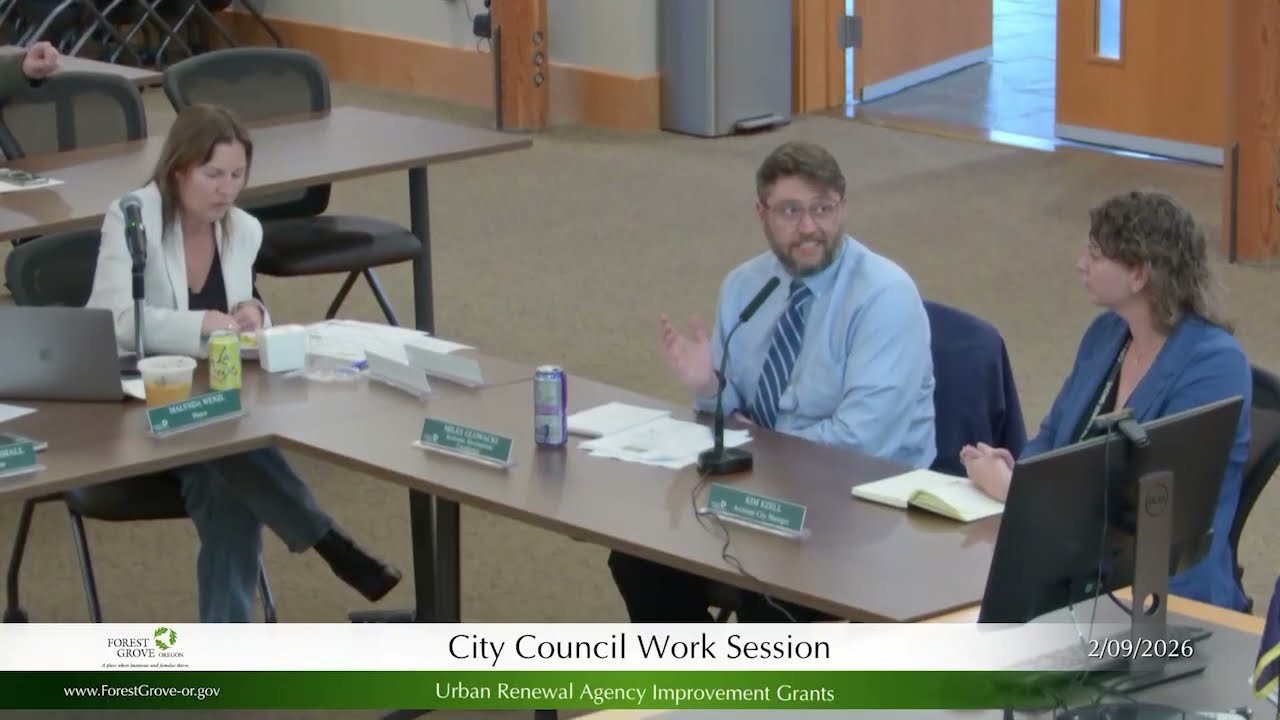 Feb 9 2026 Urban Renewal Agency Work Session