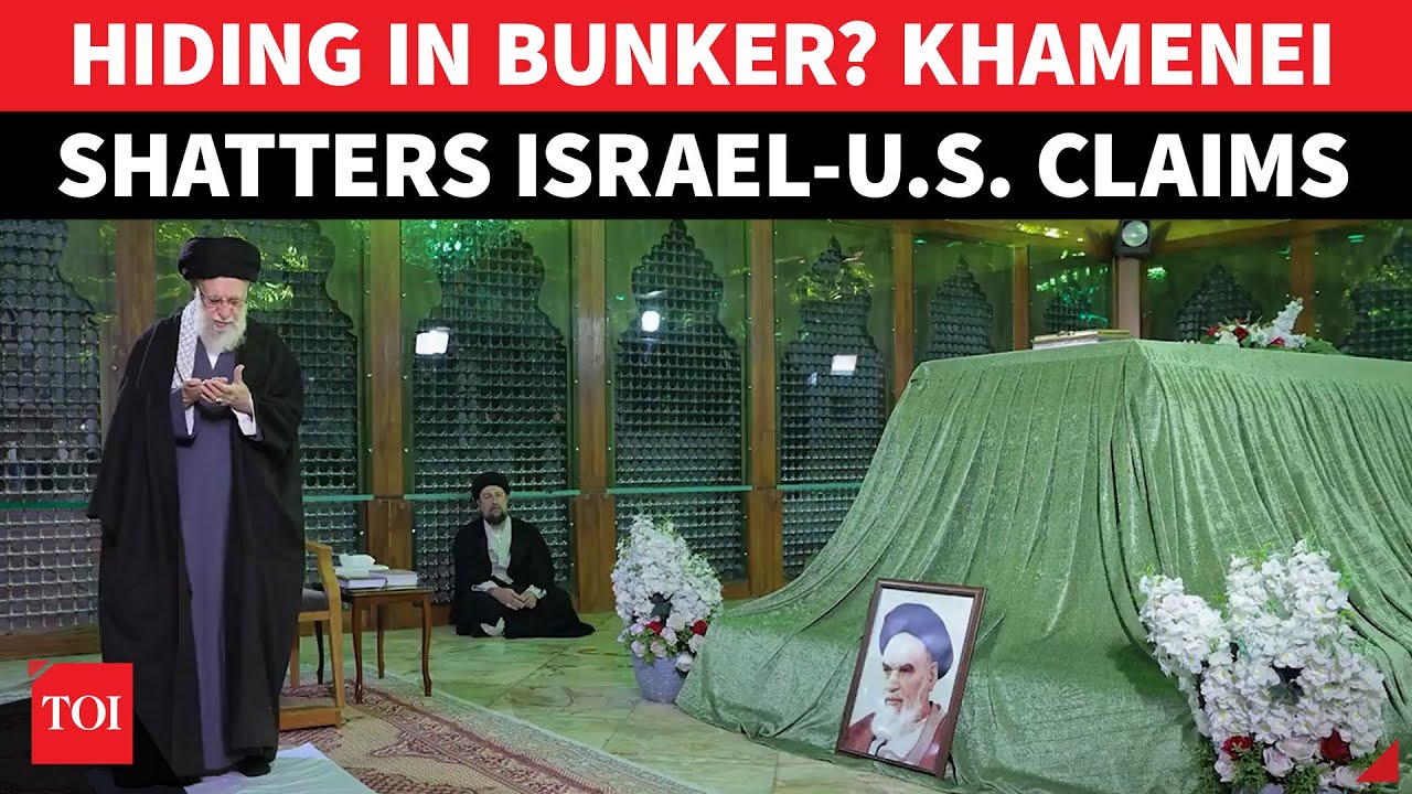 ON CAM: Khamenei Destroys Israeli-American 'IN-HIDING' Narrative As Explosions Rock Iran Cities