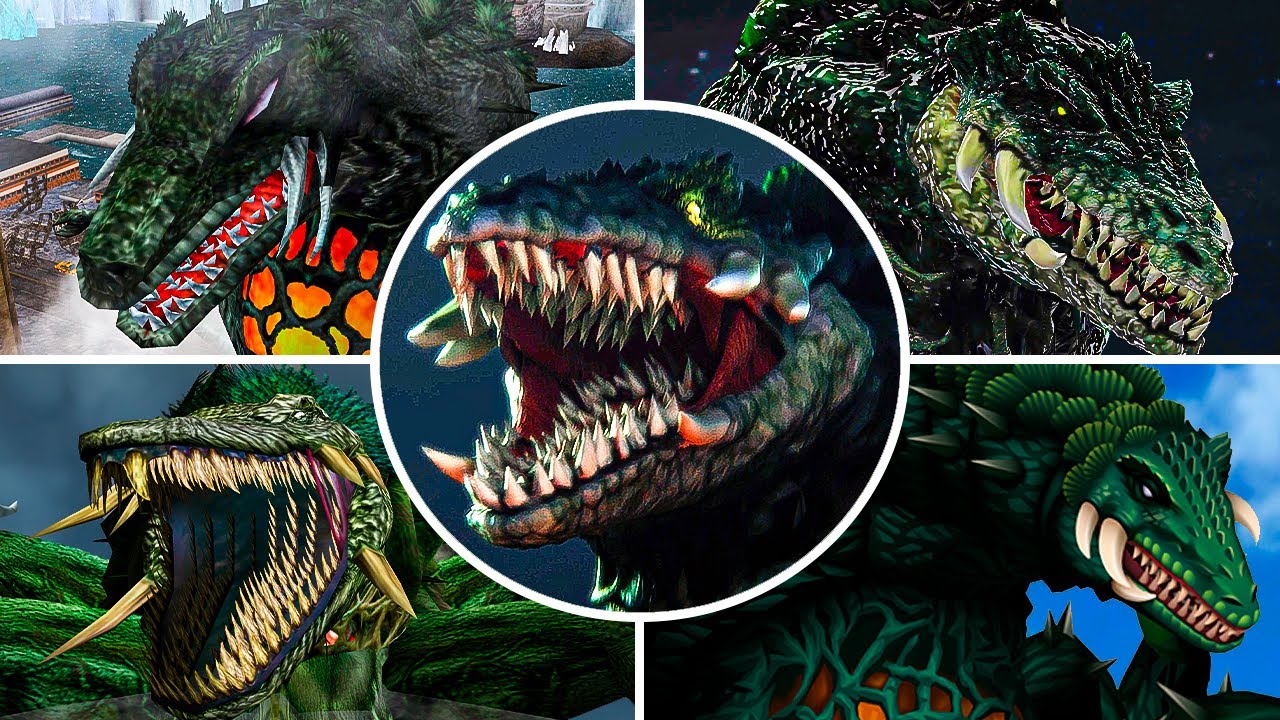 Evolution of Biollante in Godzilla Games (PS1 - PS5 | 1993 - 2024)