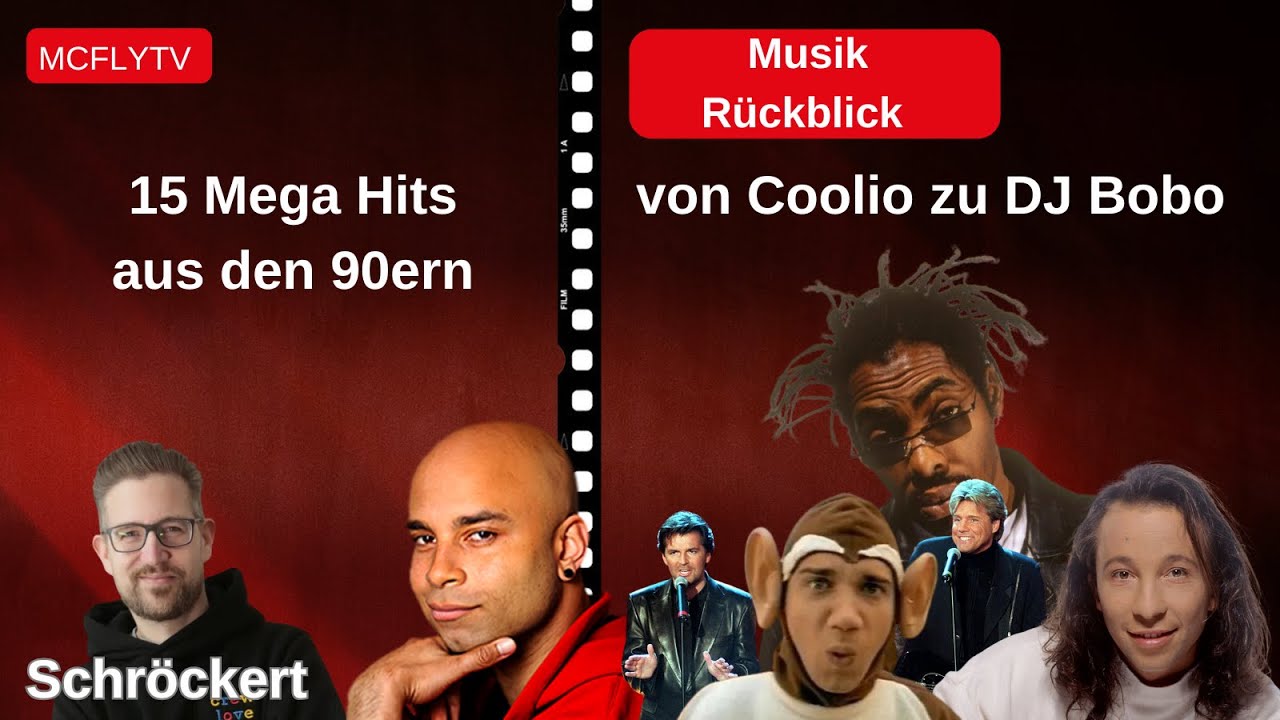 15 Mega Hits der 90er (Rückblick) mit Sean David & Daniel Schröckert