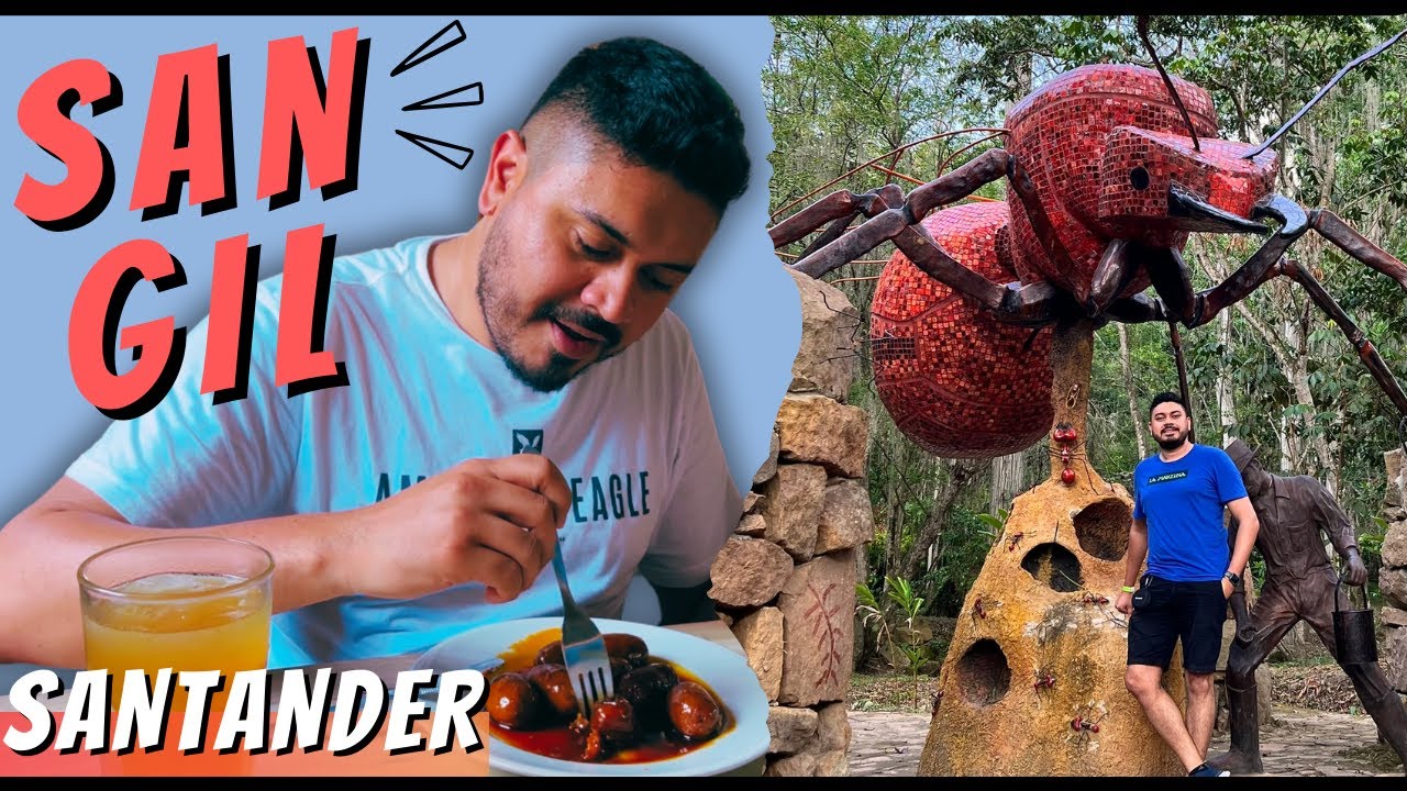 🔥 Qué hacer en SAN GIL Santander 2024 🌭 Chorizos doña Eustaquia | Parque el Gallineral