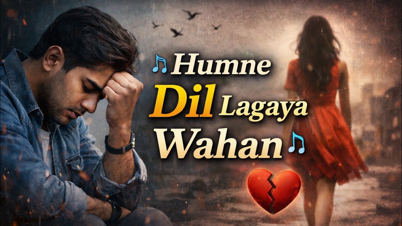 Humne Dil Lagaya Wahan 💔 | New Sad Song 2026 | Bewafa Love Story Song