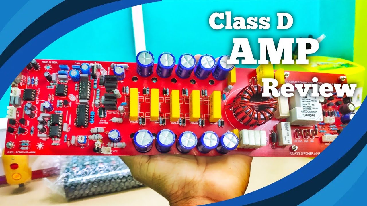 4500w (4k5)  4ohm amplifier  class D