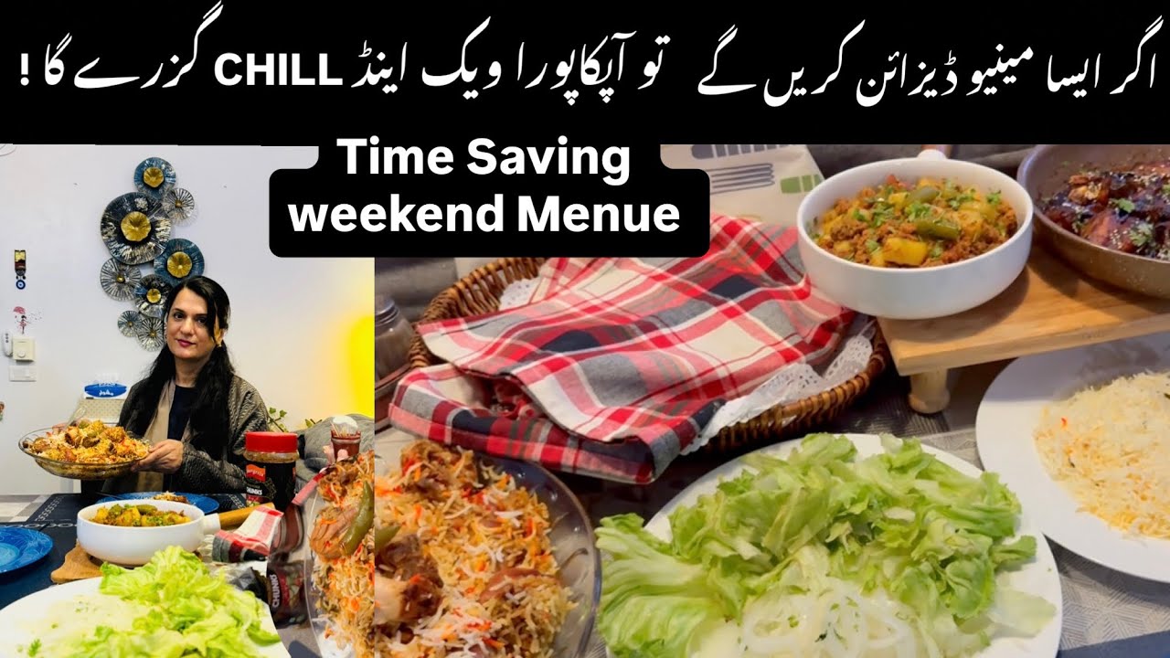 Time Saving Weekend Menue Idea | Easy Making Weekend Menu Tips | Niliz Cook Book 