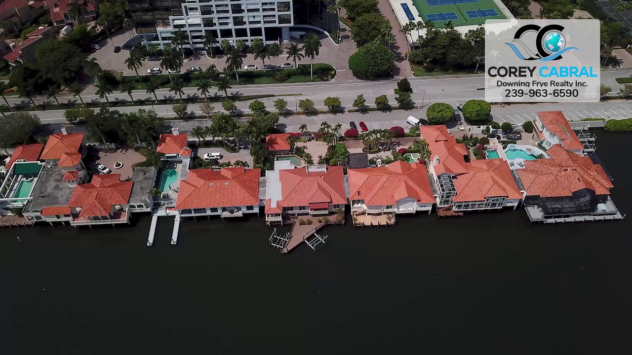 Park shore Quadrille in Naples Florida bay front real estate video