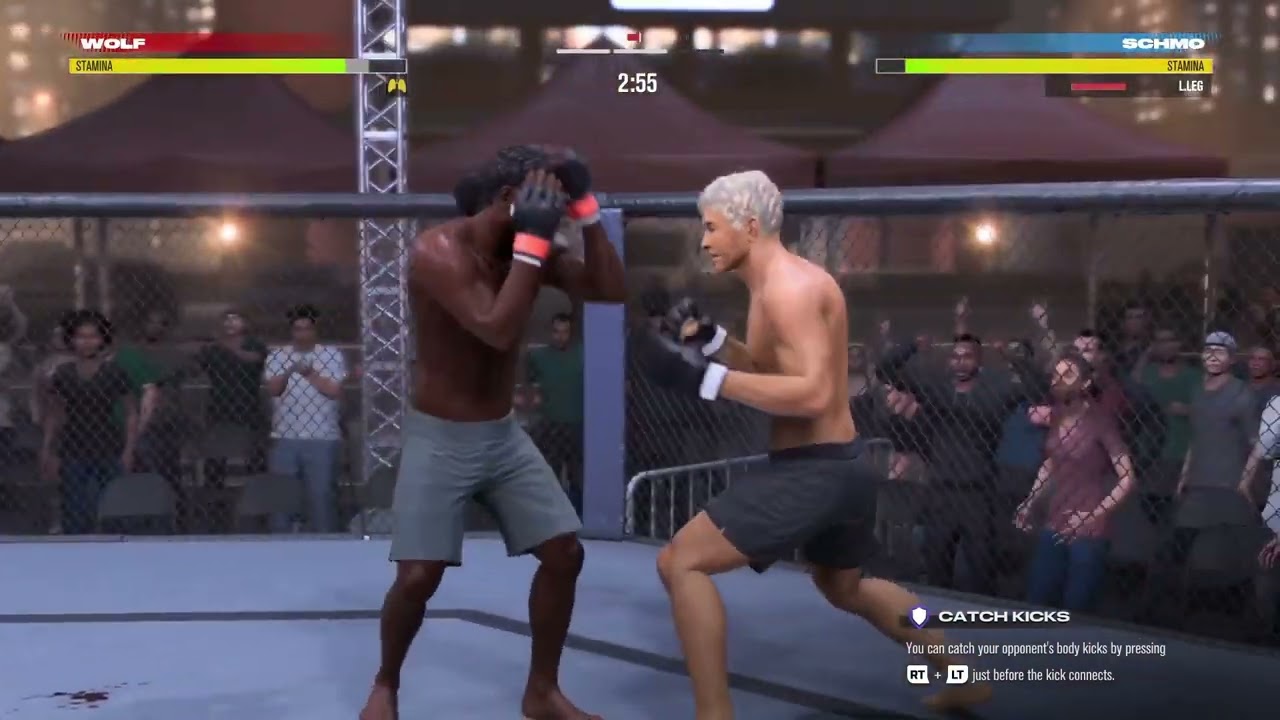 SCHMO DRIBBLES HEADS #ufc5 #ufc5game #ufcfightnight #ufchighlights #tiktokvideo #yt2025 #gaming2025
