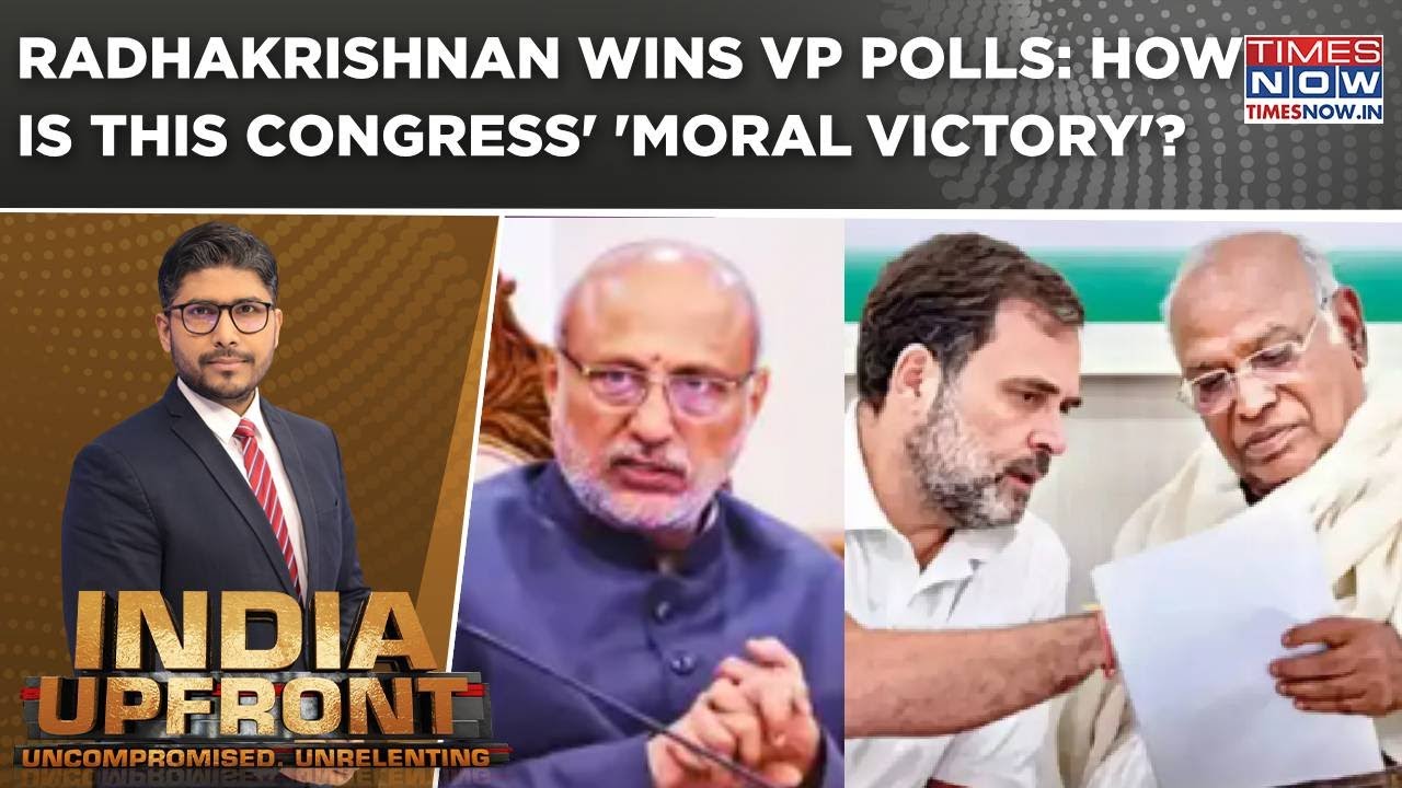 CP Radhakrishnan India's New V-P: Congress Lost, Still In Denial; How Is This Their 'Moral Victory'?