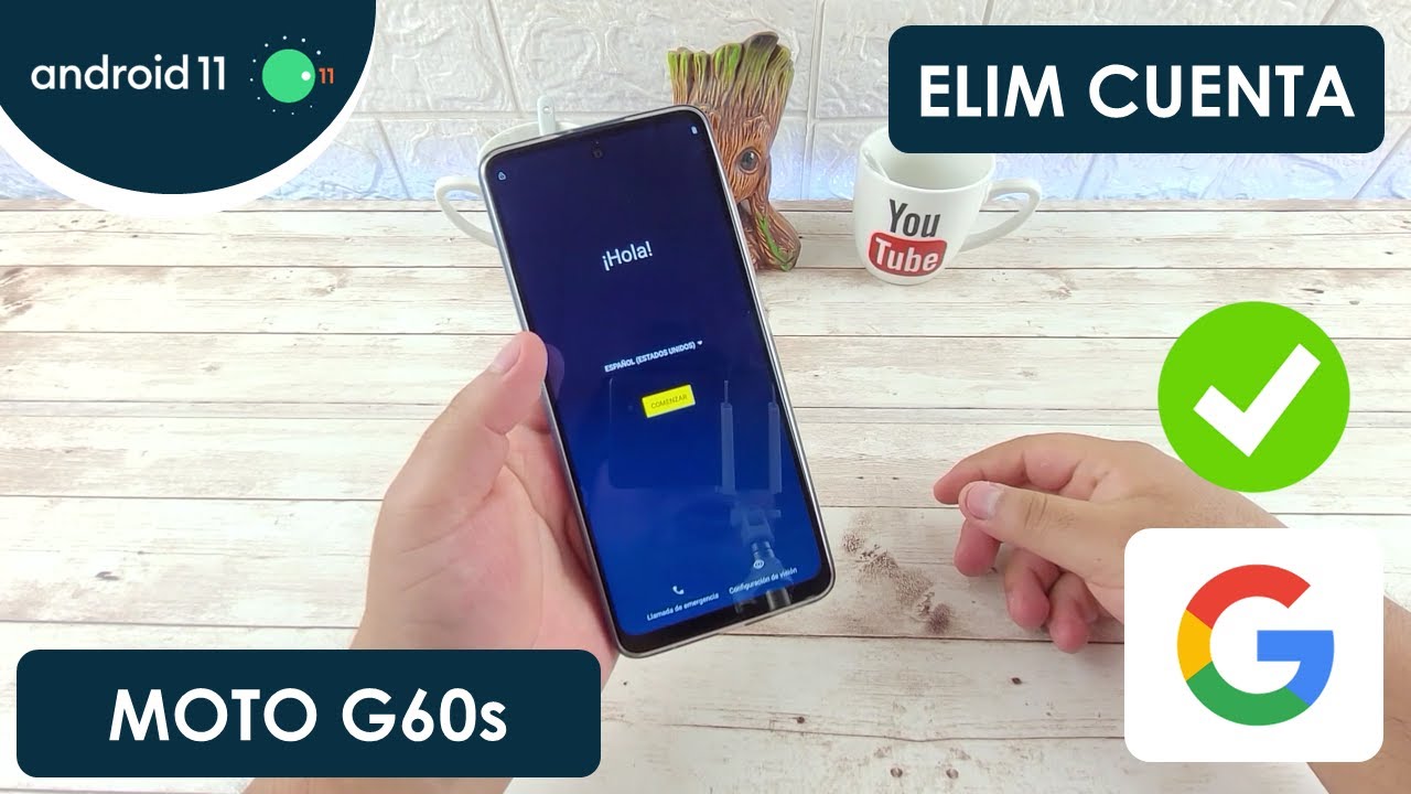 Eliminar Cuenta de Google Motorola Moto G60s