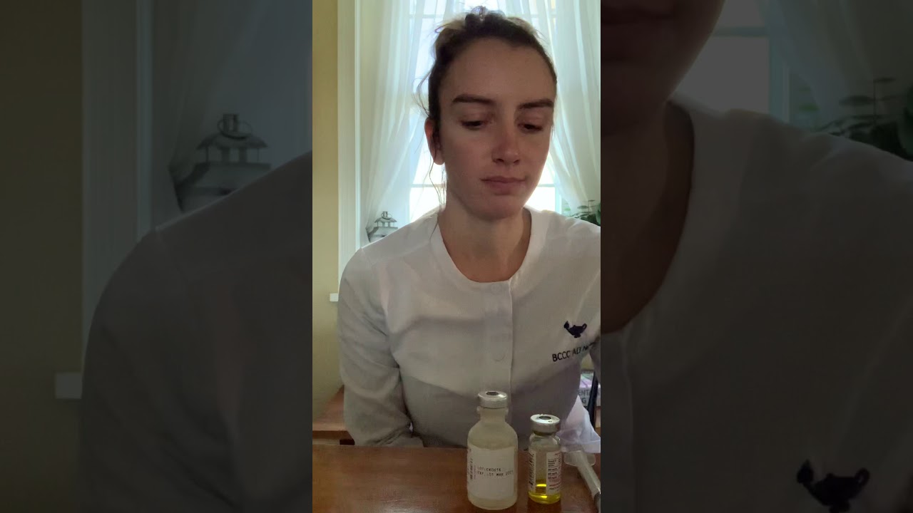 Mixing 2 meds in 1 syringe