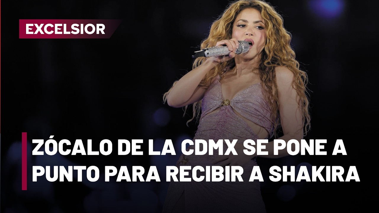 Shakira dará show gratis el 1 de marzo en el Zócalo capitalino
