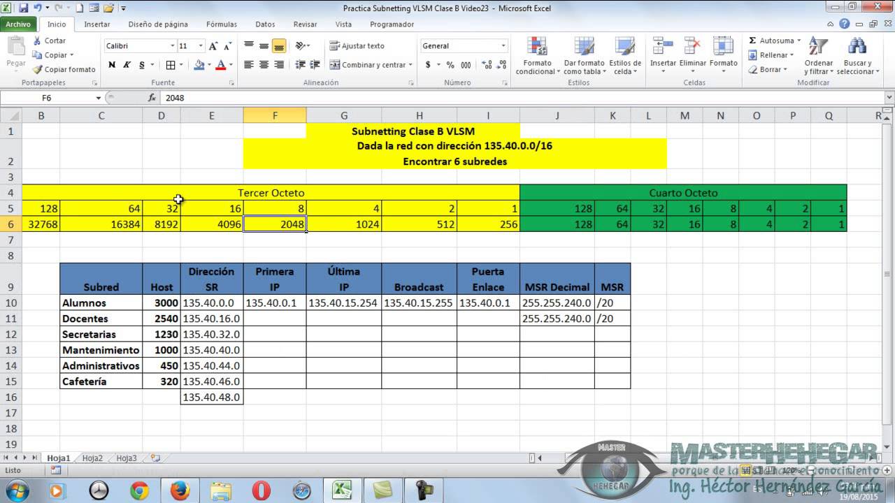 23 - Subnetting Clase B con VLSM (CyERD)