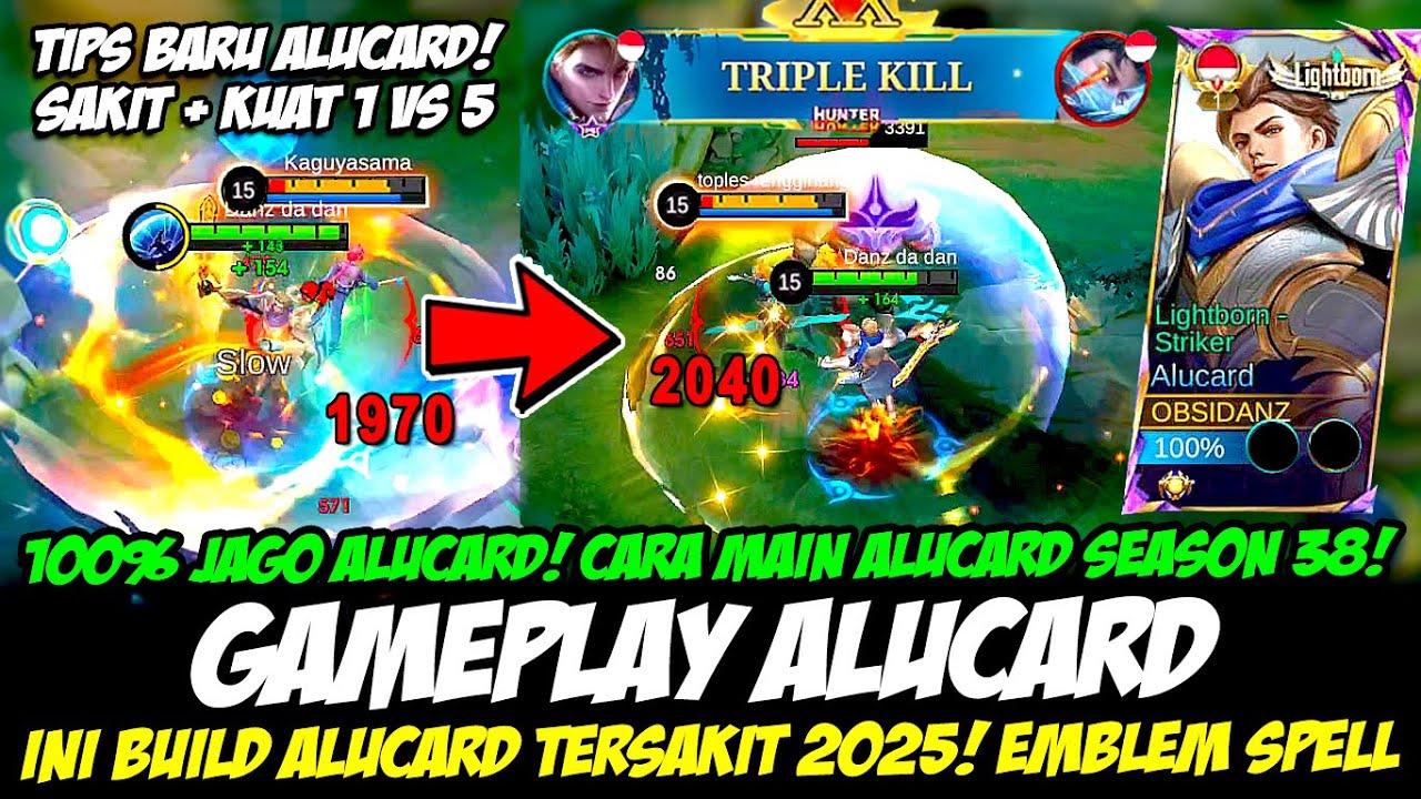 CARA MAIN ALUCARD SEASON 38❗TIPS ALUCARD 100% JAGO❗BUILD ALUCARD TERSAKIT❗GAMEPLAY ALUCARD TERBARU