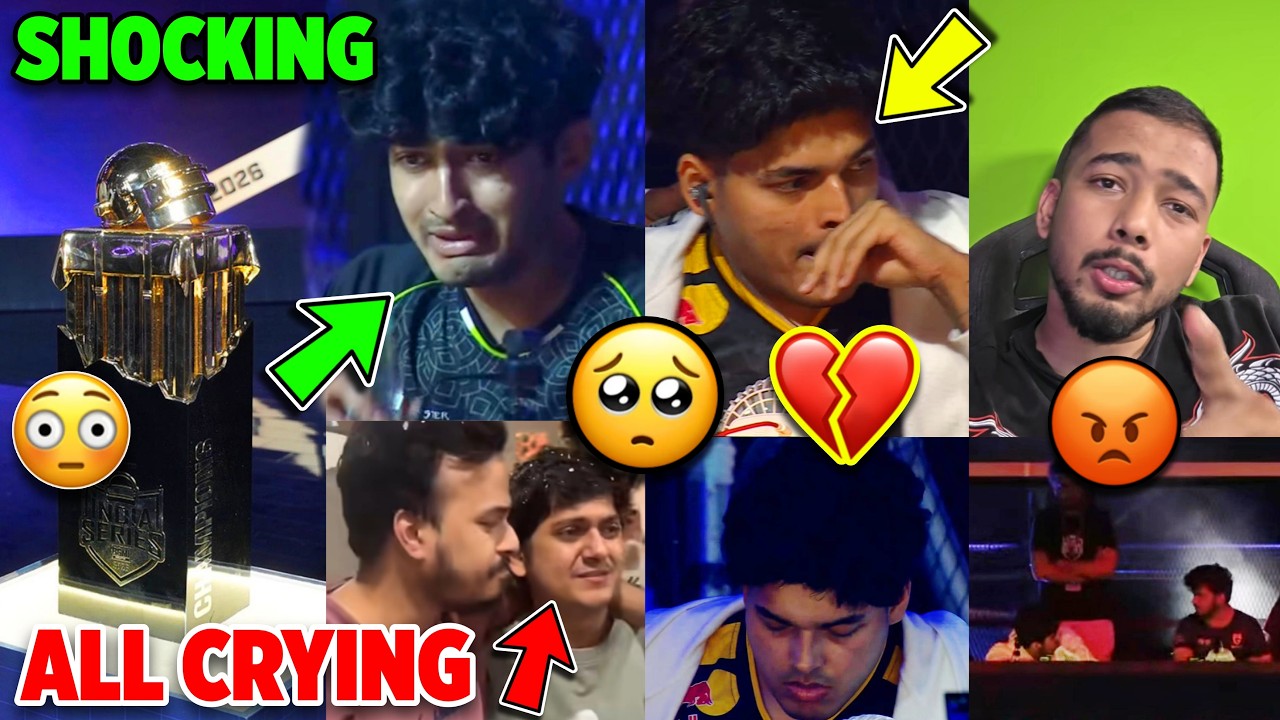 All CRYING 🥺 Shocking! Champions of BGIS But 😱 All SHOCKED Reaction, IQOOSoul, Jonathan, Scout ANGRY