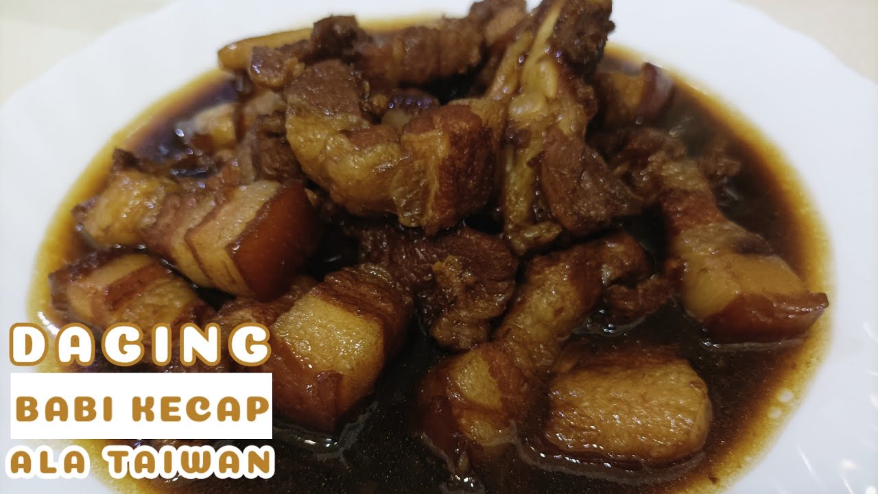CARA MASAK DAGING BABI KECAP ALA TAIWAN YANG MUDAH || MASAKAN TAIWAN