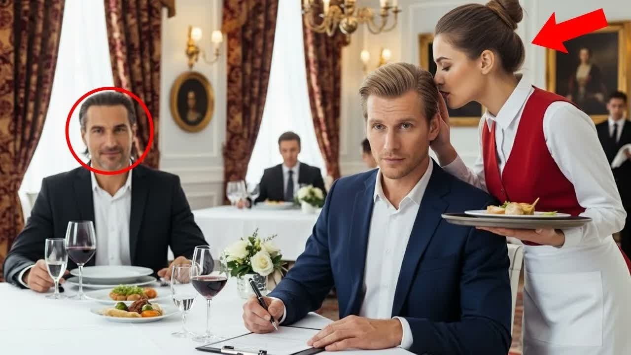 Der Deal ist manipuliert“, flüsterte die Kellnerin… und das Gesicht des Milliardärs wurde bleich