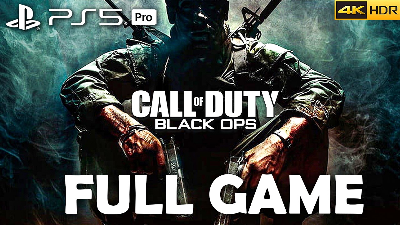 Call of Duty: Black Ops 1 (PS5 PRO) Campaign Gameplay Walkthrough Full Game [4K 60FPS HDR]