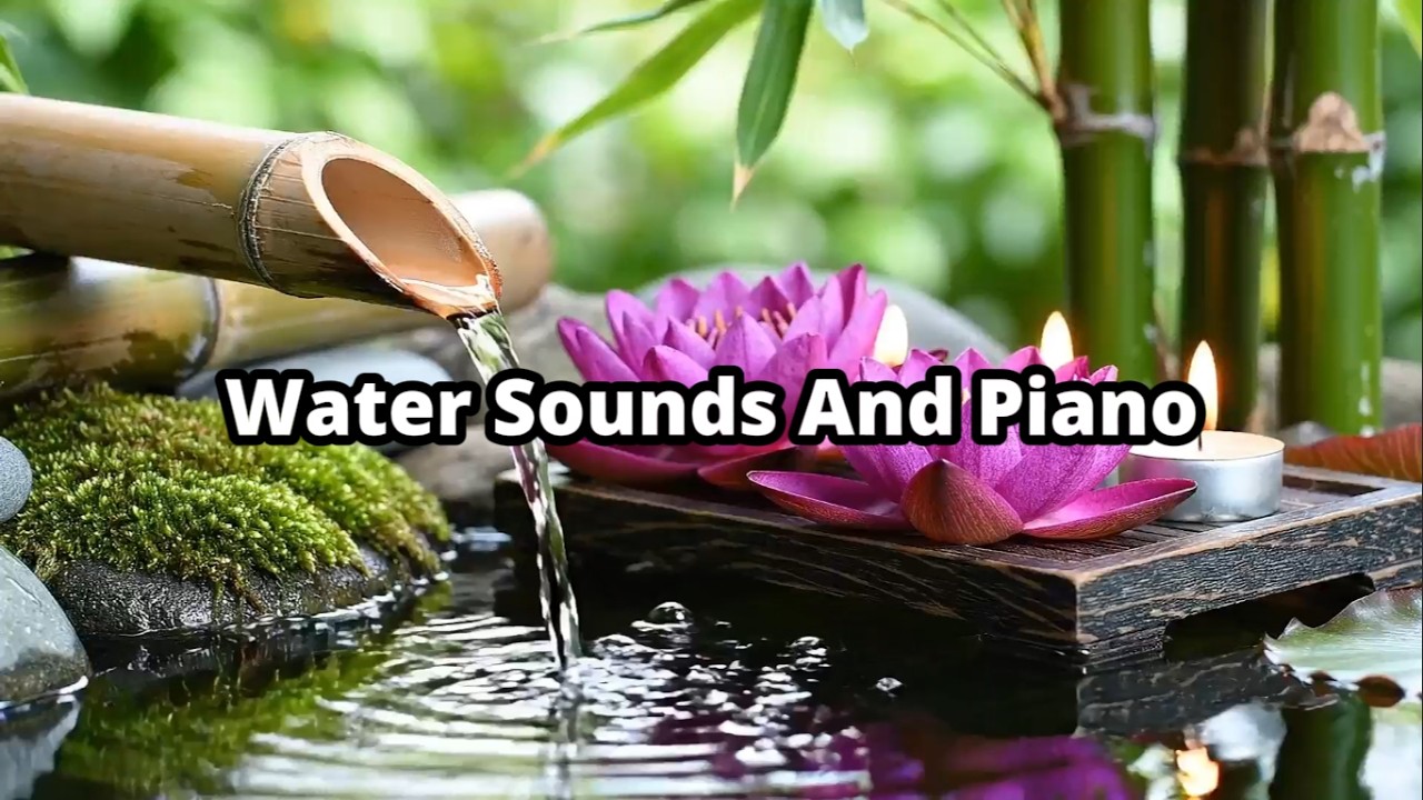 Fall Asleep in 5 Minutes Deep Sleep Music 🌙🌙 | Soft Piano & Flowing Water