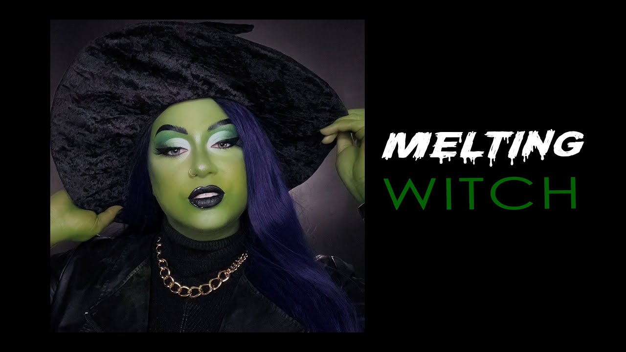 Glam Melting Wicked Witch SFX Halloween Makeup Look Tutorial