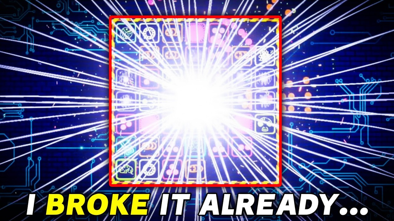 It only took me 3 runs to BREAK the game  (Neon Ascending)