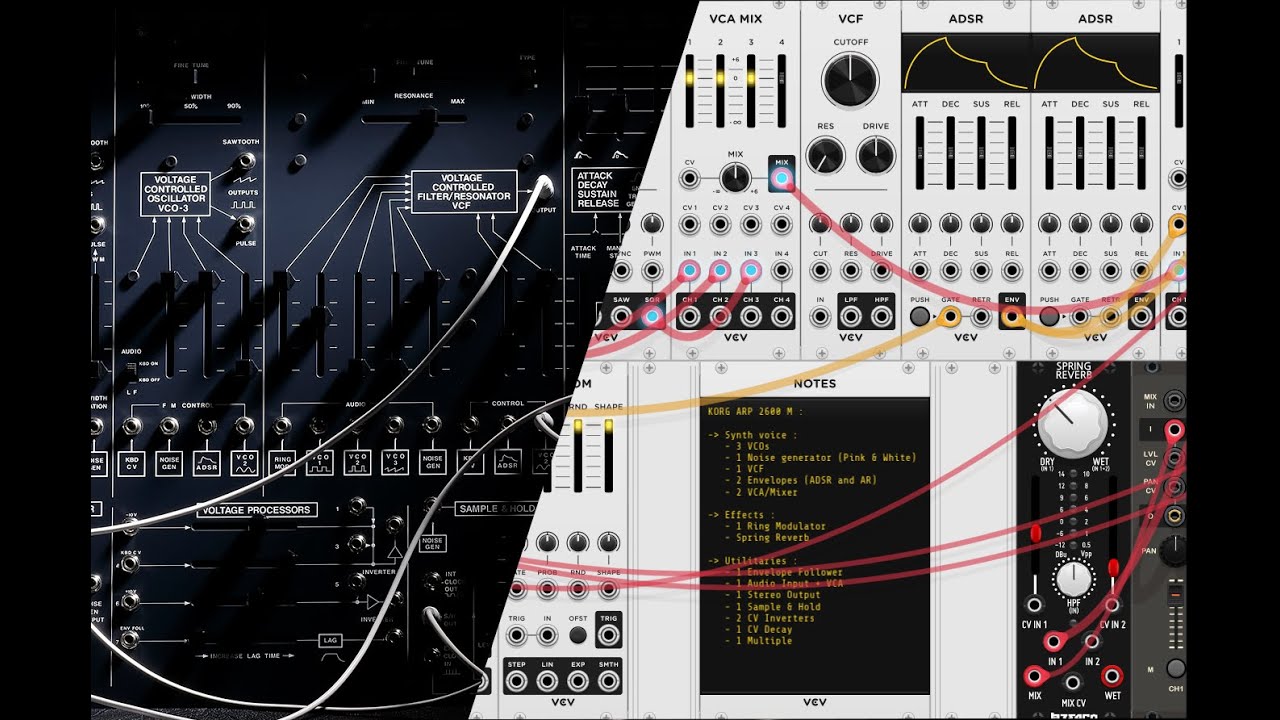 ARP 2600M - VCV Rack - Synth Building