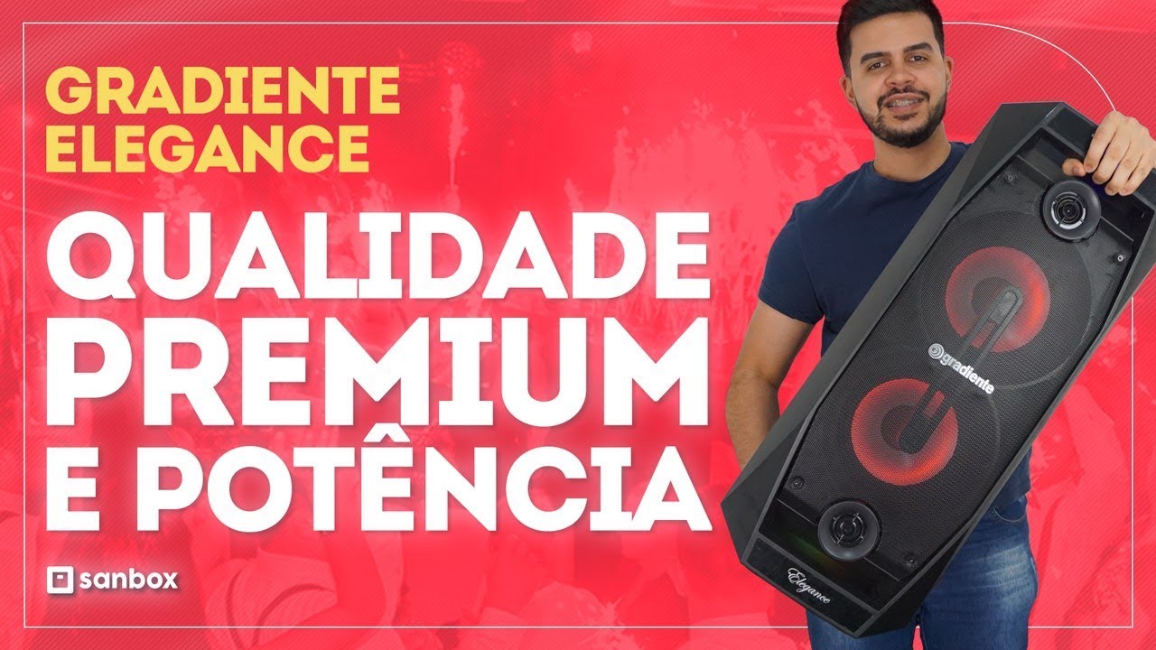 A Gradiente VOLTOU! Caixa Amplificada GRADIENTE ELEGANCE!