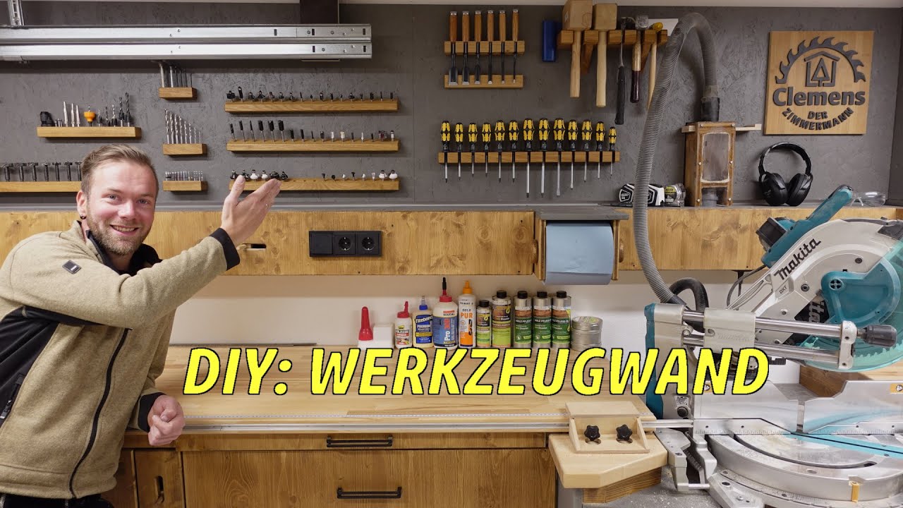 HOW TO WERKZEUGWAND: Die 10. Wichtigsten Werkzeuge immer Griffbereit! French cleat ja und nein?!