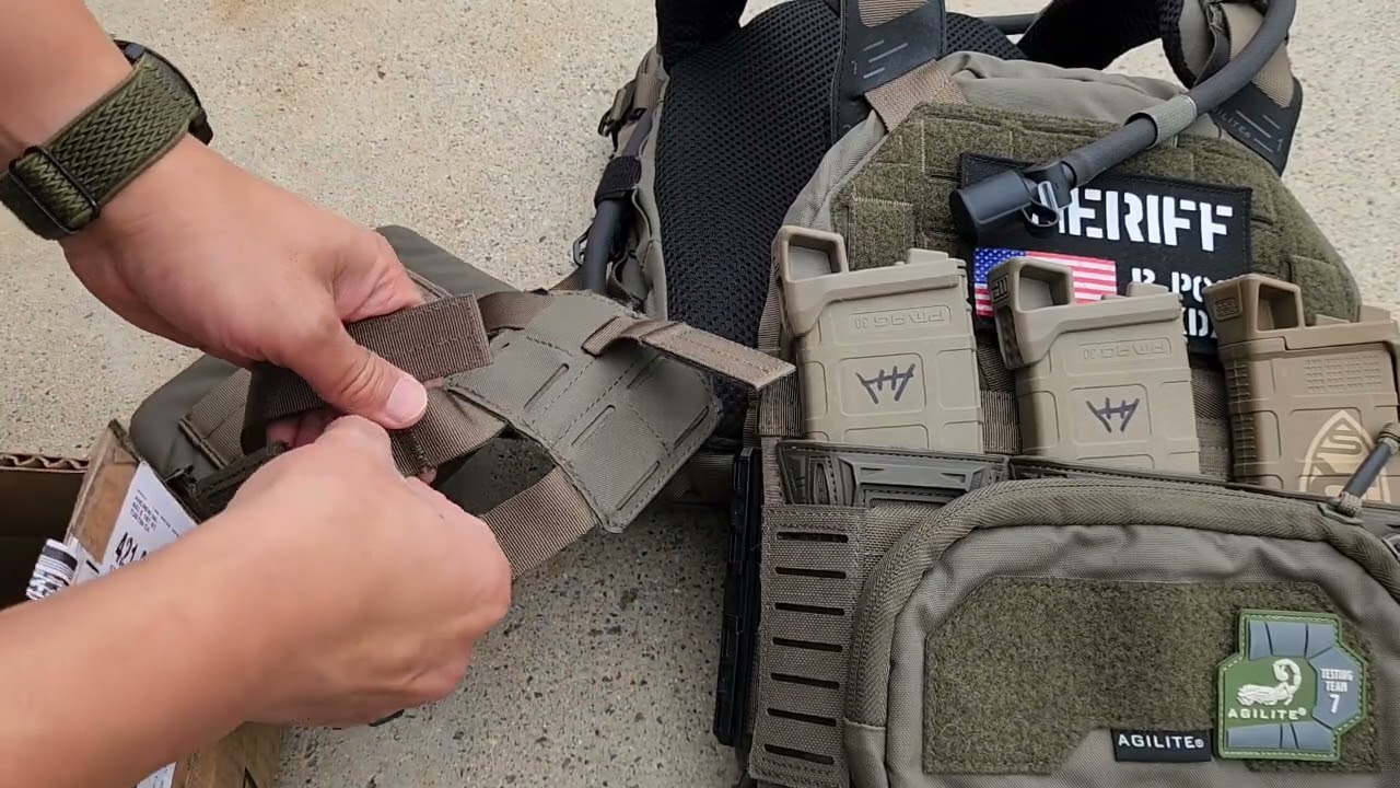 Agilite Tactical Flank with Blindside side plates install