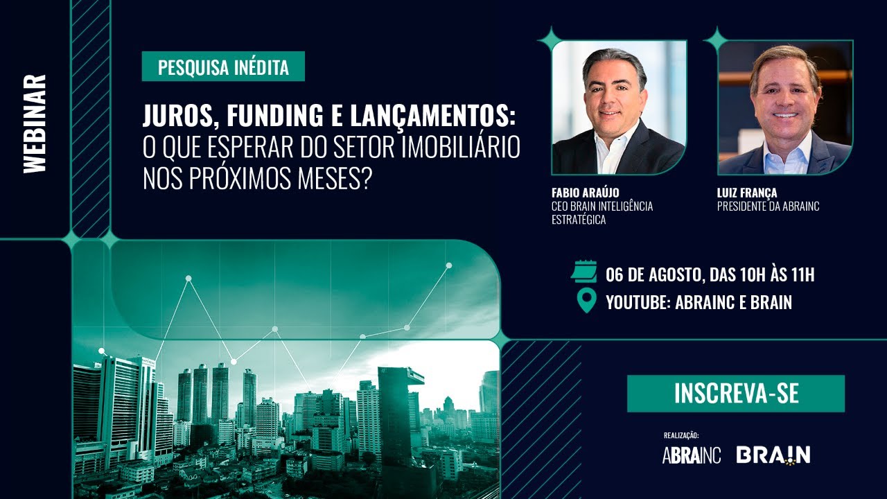 [WEBINAR] Juros, Funding e Lan&ccedil;amentos: O que esperar do Setor Imobili&aacute;rio nos pr&oacute;ximos meses?