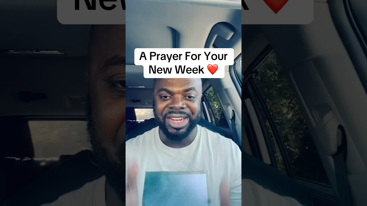 Don&rsquo;t Skip This Prayer For Your New Week 🙏🔥 #jesus #prayer #newweek