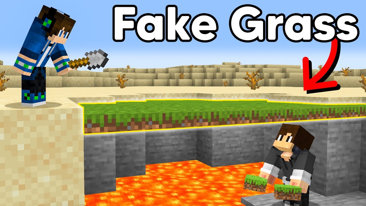 Using FAKE Grass to FOOL My Friends