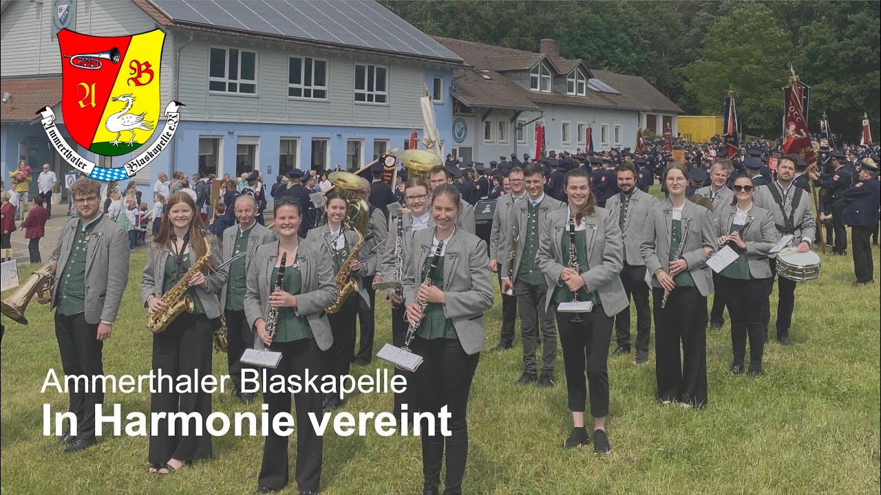 In Harmonie vereint I Festzug I Feuerwehrfest I Ammerthaler Blaskapelle