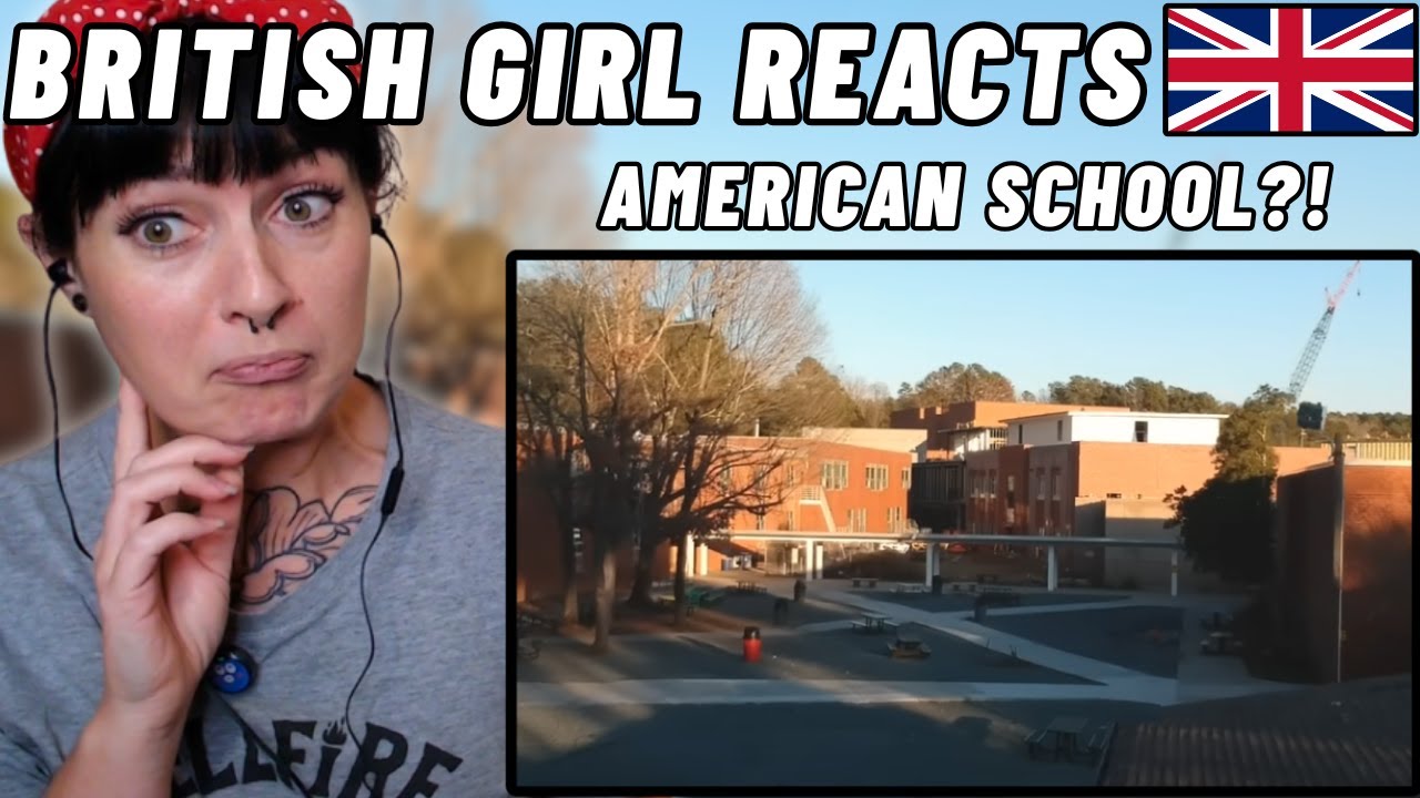 BRITISH Girl Reacts to AMERICAN PUBLIC SCHOOL!!