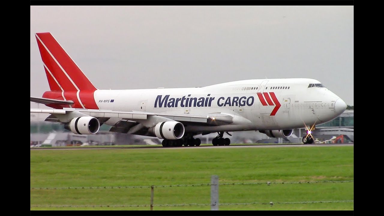 Martinair Cargo | 747-400F | Touchdown + Takeoff