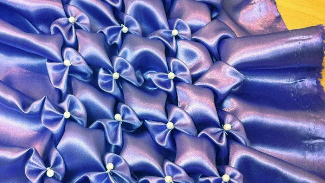 Canadian smocking series.fabric manipulation