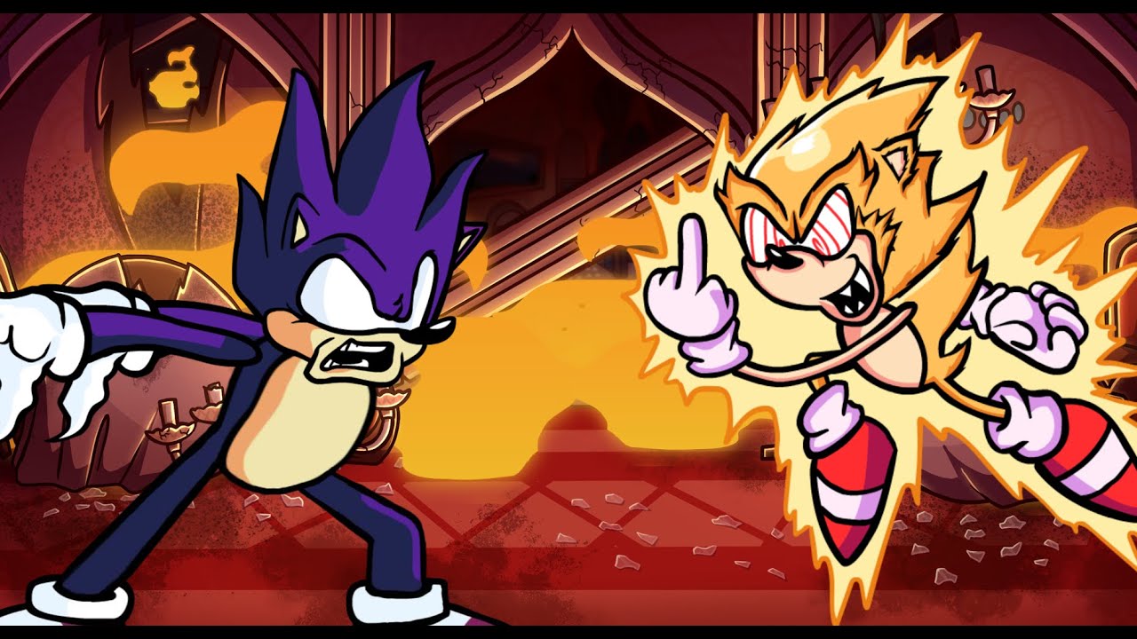 Dark Sonic VS Fleetway Sonic [Genocide]