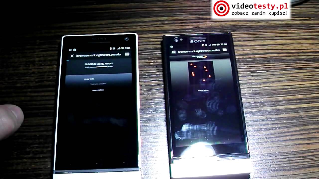 Sony Xperia S vs Sony Xperia P - videotesty.pl [POJEDYNEK]