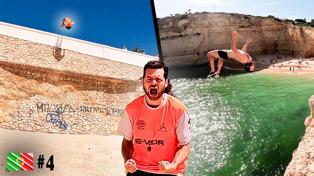 Mein HÖCHSTER FRONTFLIP jemals! & Klippenspringen am SCHÖNSTEN Strand Portugals?! | Roadtrip Algarve