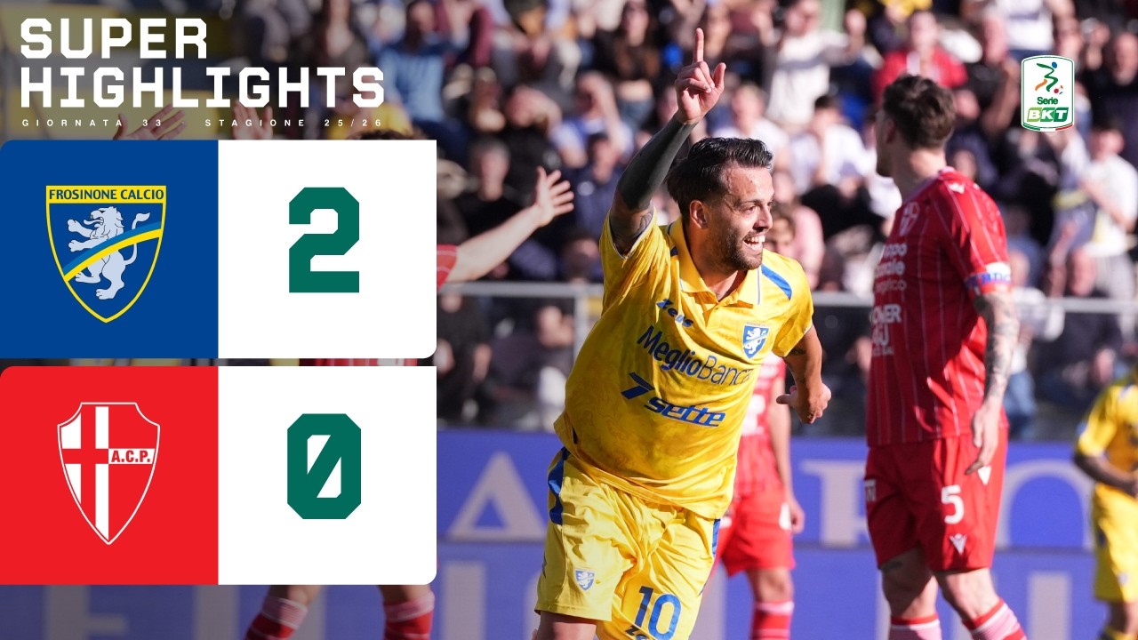 Frosinone-Padova 2-0 | SUPER HIGHLIGHTS