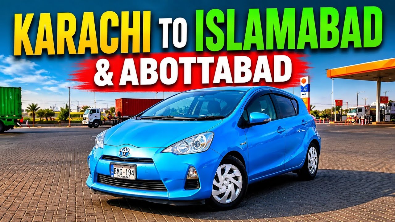 Karachi To Islamabad and Abbottabad By Road Trip via Sukkur-Multan Motorway and Hazara Expressway