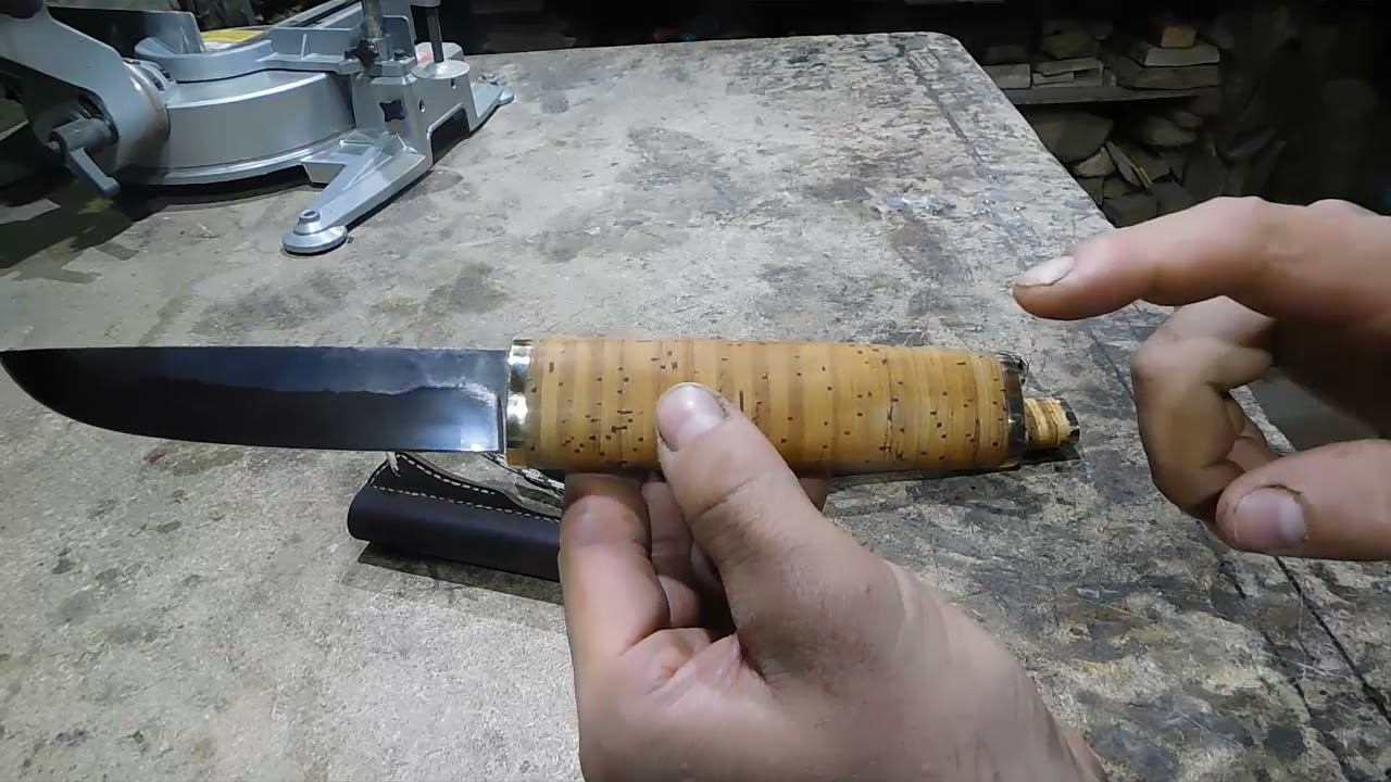Два пуукко 95х18, береста