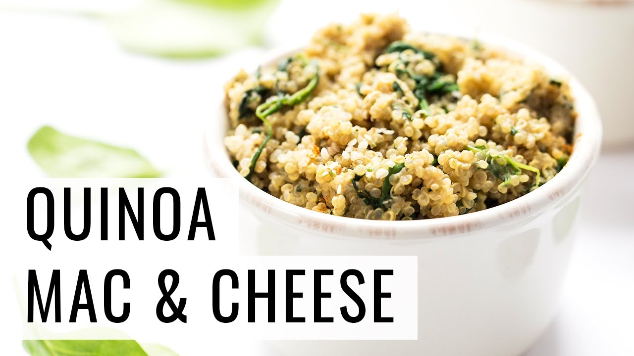 SPINACH QUINOA MAC & CHEESE | vegan & gluten-free