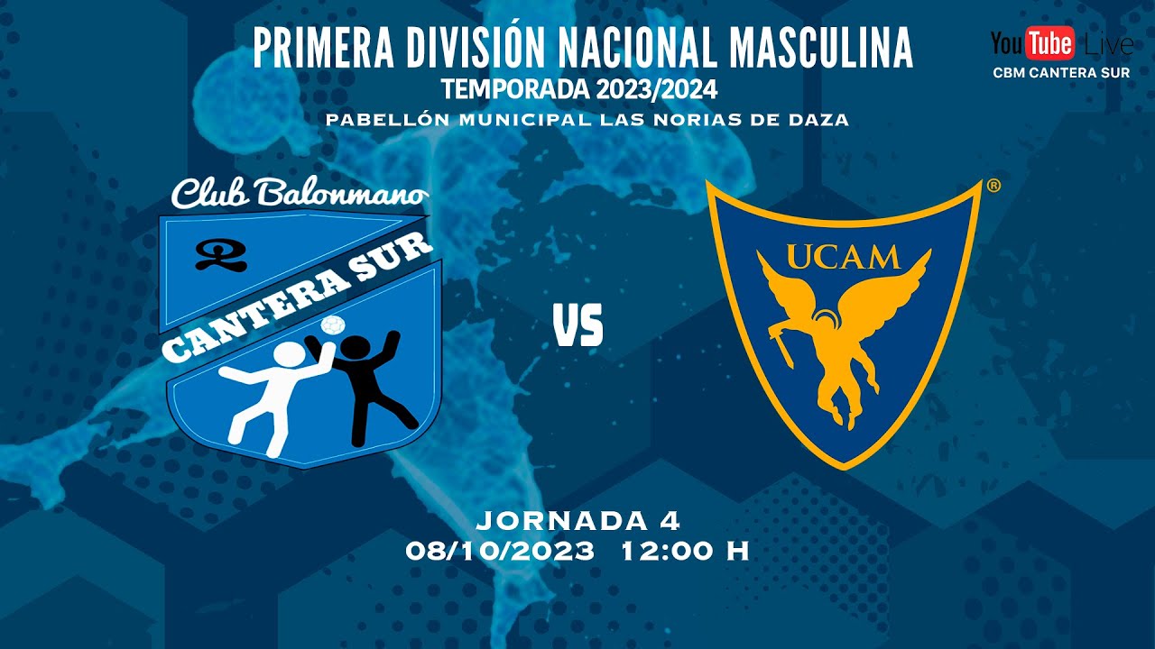 T23/24 J4 PRIMERA NACIONAL | CBM CANTERA SUR - UCAM BM MURCIA | 📅 08/10/2023 🕣 12:00H