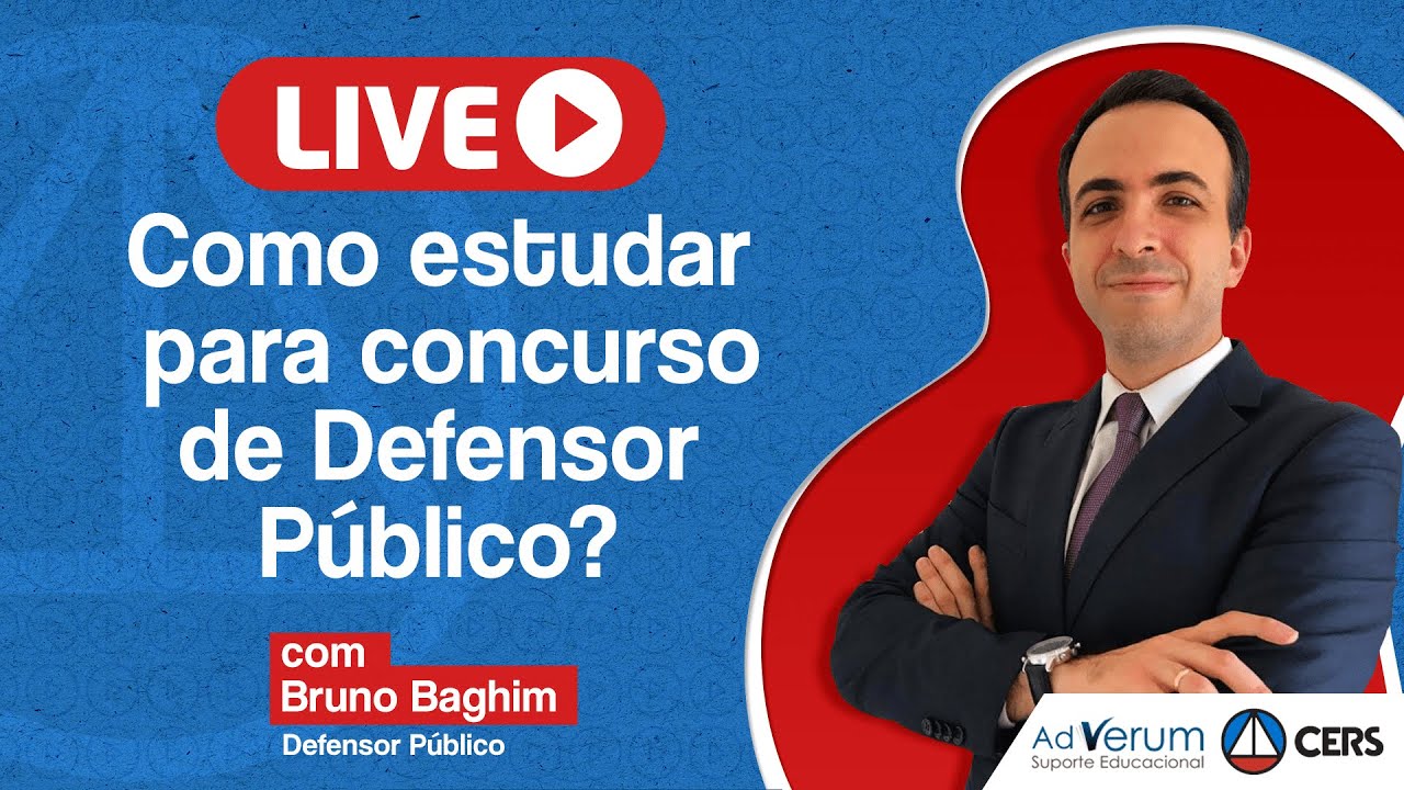 Como estudar para concurso de Defensor Público?