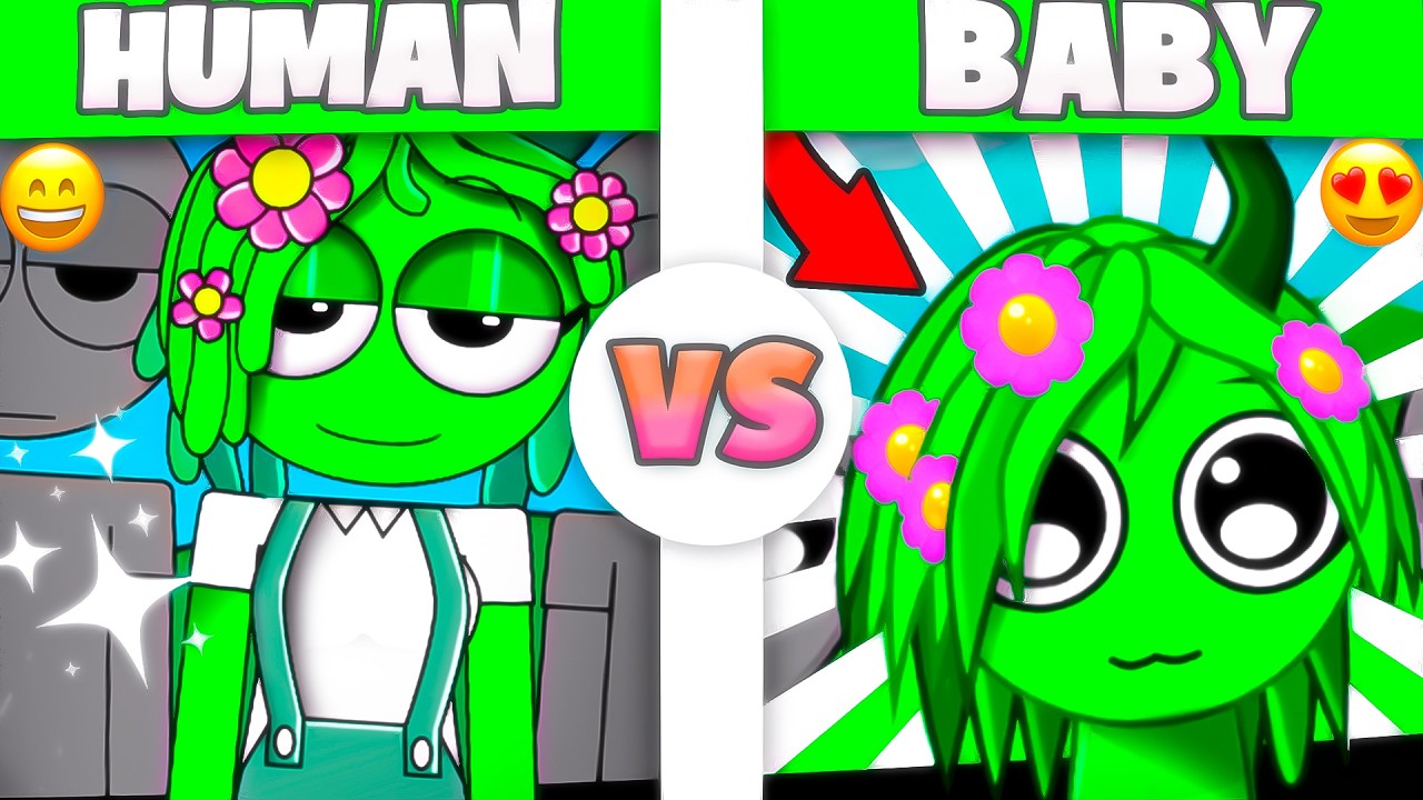 Sprunki OC Human VS Baby | Incredibox ALL Characters
