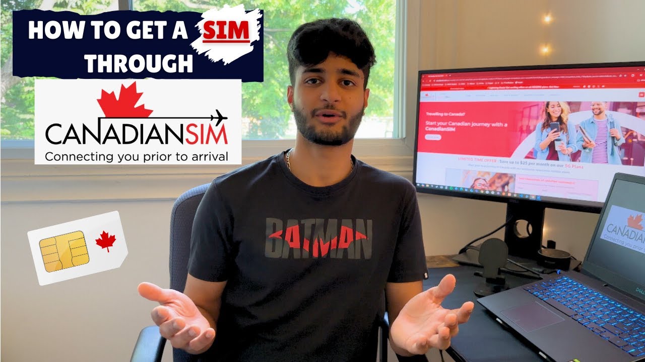 How To Get A Sim Through Canadian Sim from India | Amazing Deals | International Student 🇨🇦🇮🇳