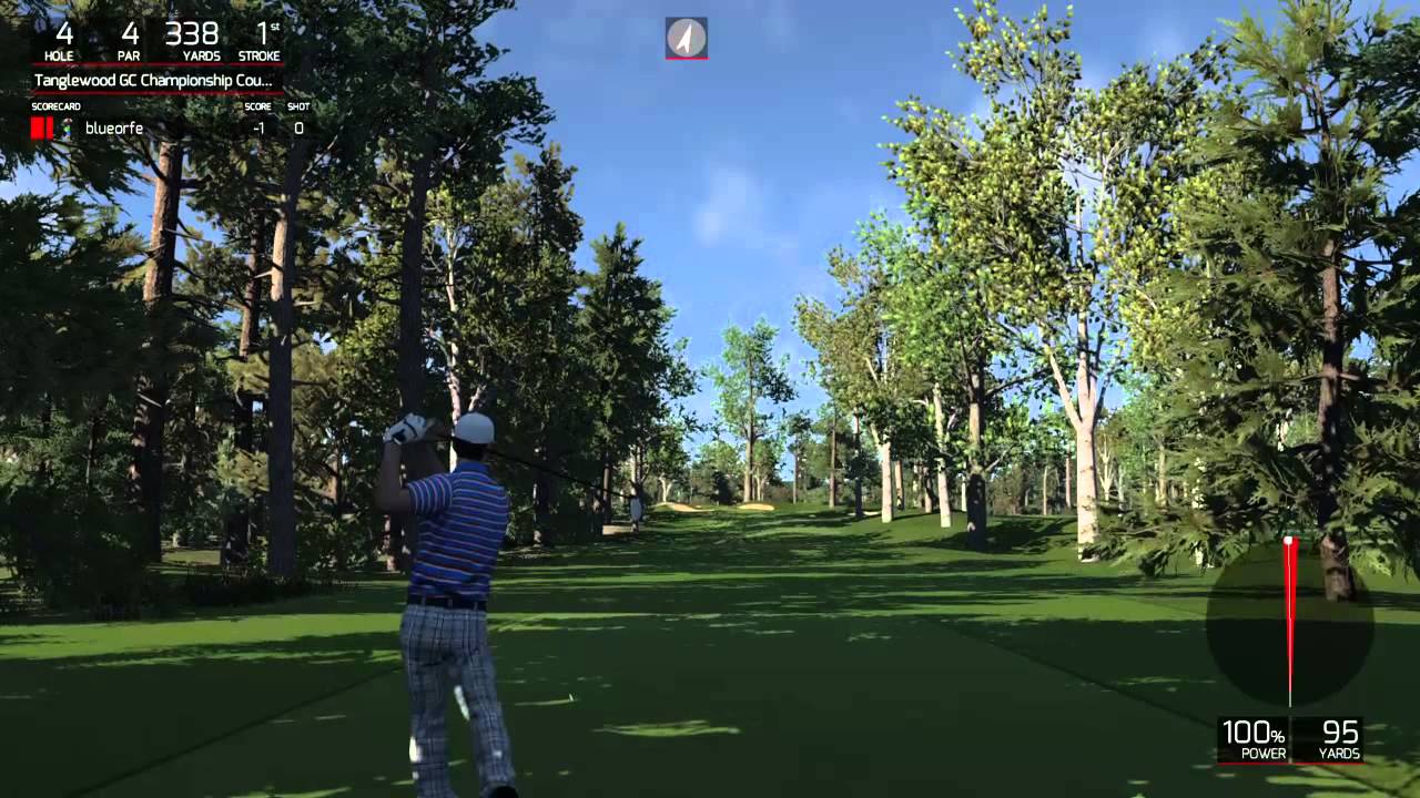 The Golf Club Tanglewood, no help on